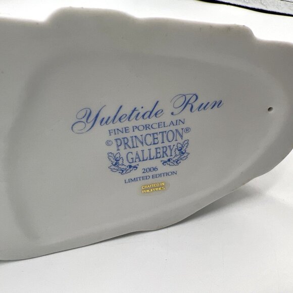 Princeton Gallery Yuletide Run Unicorn 2006 Christmas Holiday Horse - Picture 6 of 6